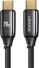 Kabel USB Usams USB-C - USB-C 2 m Czarny (USA899)