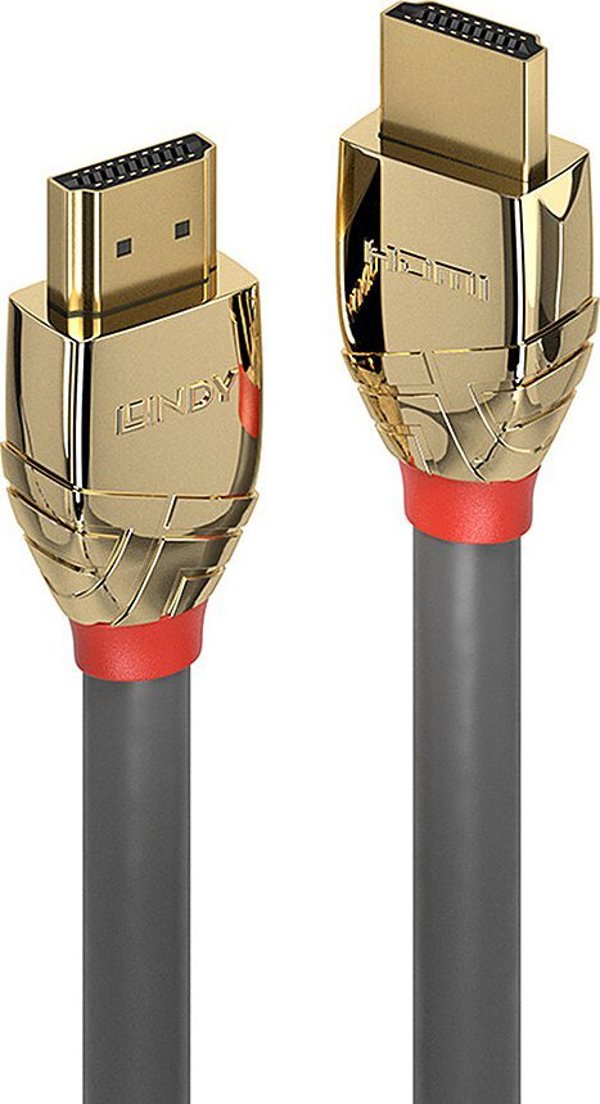 Καλώδιο Lindy HDMI - HDMI 1m χρυσό (37601)