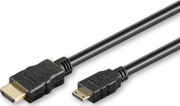Καλώδιο MicroConnect HDMI Mini - HDMI 1m μαύρο (HDM19191V2.0C)