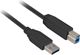 Kabel USB Sharkoon USB-A - USB-B 2 m Czarny (4044951015641)