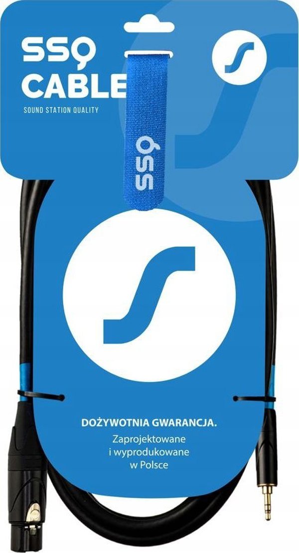 Kabel SSQ XLR zenski / Jack stereo 3.5