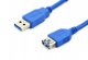 Kabel USB Accura Accura USB-A - USB-A 1.8m M/F niebieski