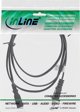 InLine Καλώδιο Τροφοδοσίας IEC C7 (Euro8) σε Κινεζικό Βύσμα, Μαύρο, 1.8m