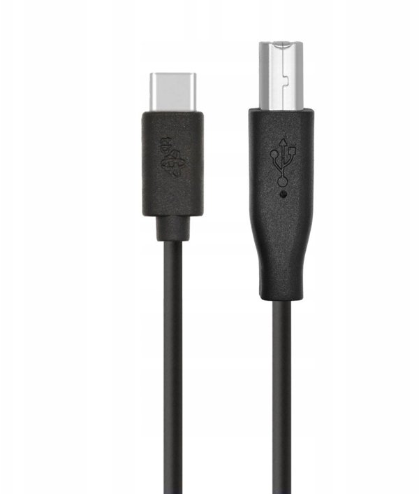 Kabel USB CM-BM 1.8m czarny drukarkowy