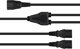 Alcasa Kabelmeister Καλώδιο τροφοδοσίας SK1436-S003 0,3 m IEC C14 IEC C13 Μαύρο