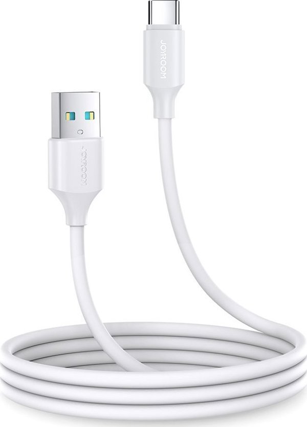 Joyroom Καλώδιο Φόρτισης & Δεδομένων USB-A σε USB-C, 3A, 1m, Λευκό (S-UC027A9)