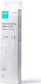 Joyroom Καλώδιο Φόρτισης & Δεδομένων USB-A σε USB-C, 3A, 1m, Λευκό (S-UC027A9)