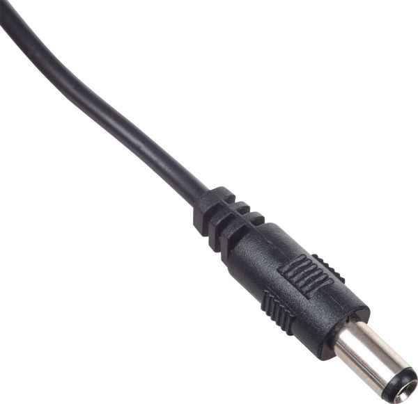 Akyga Καλώδιο Τροφοδοσίας USB-A σε DC 5.5 x 2.5 mm, 0.8m, Μαύρο (AK-DC-04)