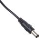 Akyga Καλώδιο Τροφοδοσίας USB-A σε DC 5.5 x 2.5 mm, 0.8m, Μαύρο (AK-DC-04)
