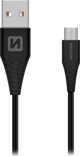 Kabel USB Swissten USB-A - microUSB 1.5 m Czarny (71504303)