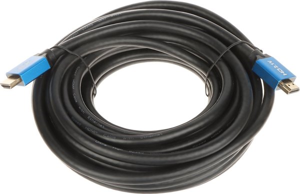 Καλώδιο HDMI 2.1 NoName 10m, Υποστήριξη 8K, Επιχρυσωμένοι Σύνδεσμοι, Μαύρο
