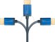 Kabel Alcasa Alcasa 4521-SF020B kabel HDMI 2 m HDMI Typu A (Standard) Niebieski