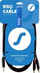 Kabel SSQ Jack 3.5mm - RCA (Cinch) x2 2m czarny (SS-1422)