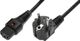 Kabel zasilajacy MicroConnect IEC LOCK C13 - R/A SCHUKO, 3m (EL234S)