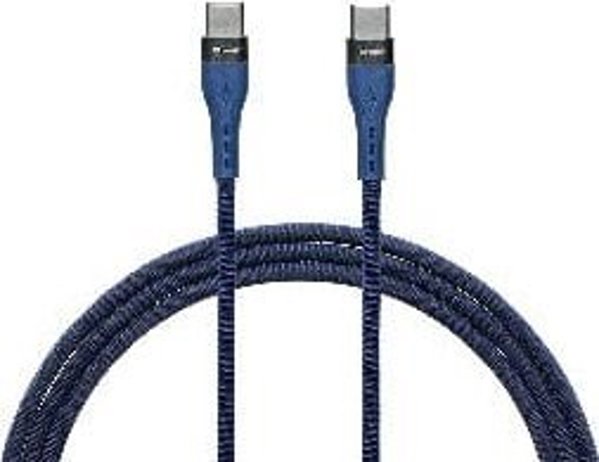 Καλώδιο Tracer USB-C σε USB-C, 1m, Λευκό