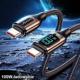 Kabel USB Usams USB-C - USB-C 1.2 m Czarny (6958444975450)