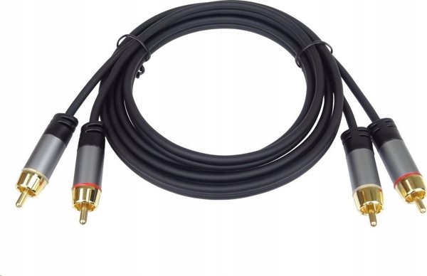 Kabel PremiumCord PREMIUMCORD kabel, 2x CINCH-2x CINCH M/M, 5m
