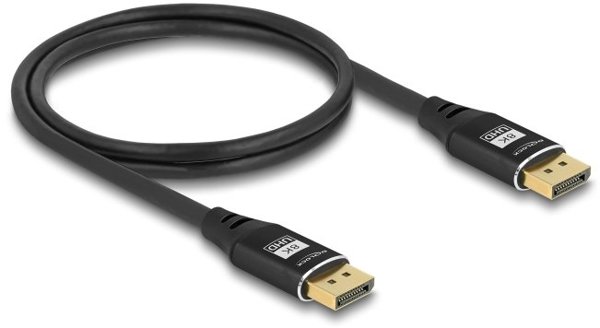 Delock DisplayPort Καλώδιο 8K 60Hz, 3m, Μεταλλικό, για Monitor και Video AV