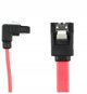Kabel zasilajacy Accura Accura SATA III - SATA III 0.3m katowy czerwony