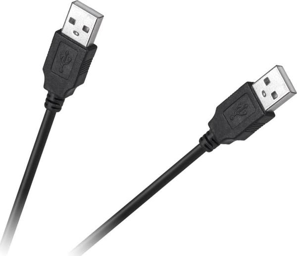 Kabel USB Cabletech USB-A - USB-A 1 m Czarny (KPO4012-1.0)