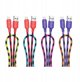 Kabel USB A do Micro USB Hoco 2,4A 1 m X116 gradient fioletowy
