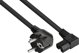 Kabel zasilajacy Alcasa Kabelmeister SK0151-S010 kabel zasilajace Czarny 1 m Wtyczka zasilajaca typu E+F IEC C15