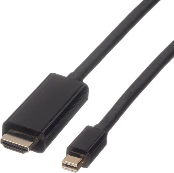 Kabel Roline DisplayPort Mini - HDMI 2m czarny (JAB-3360278)