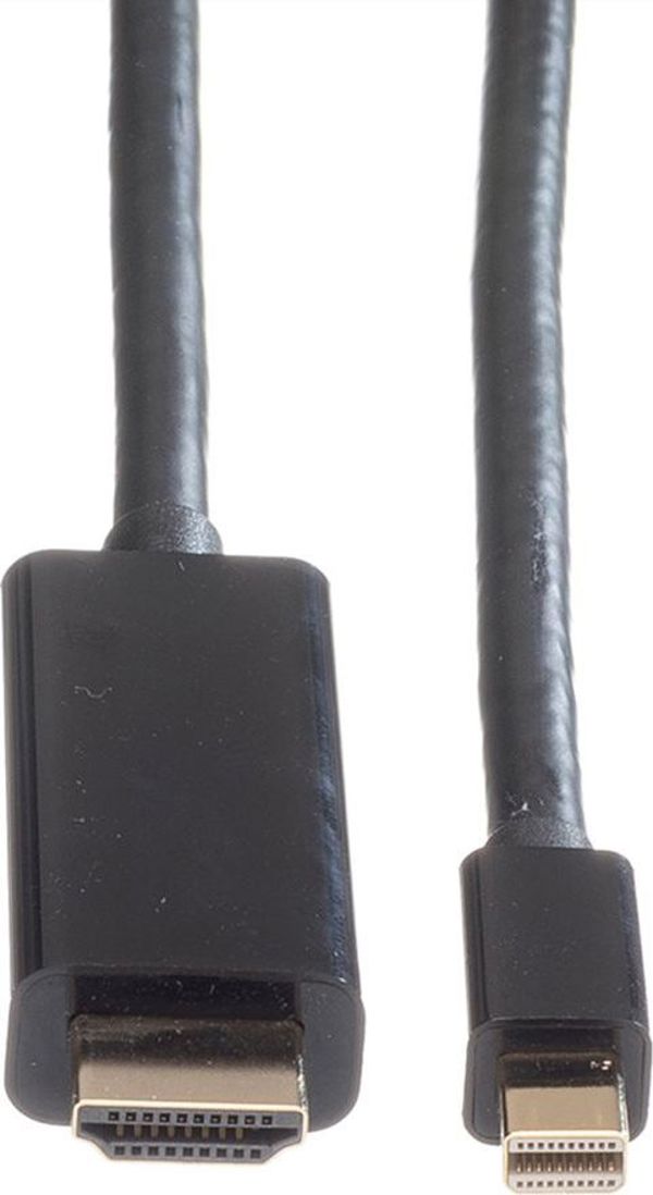 Kabel Roline DisplayPort Mini - HDMI 2m czarny (JAB-3360278)