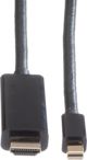 Kabel Roline DisplayPort Mini - HDMI 2m czarny (JAB-3360278)
