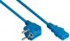 Kabel zasilający Alcasa Kabelmeister Wtyczka Schuko (kątowa 90°) do C13 niebieski 0,5m (SK0130-B005)