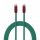 Kabel Newell USB-C - USB-C 100 W, 2 m, silikonowy, zielono-bordowy