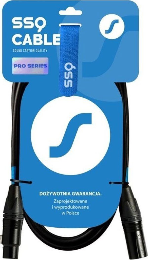 Kabel SSQ SSQ XX10 PRO - Kabel XLR-XLR 10 metrowy - NEUTRIK