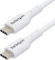 StarTech USB 2.0 Καλώδιο USB-C σε USB-C, 2m, Λευκό, USB2CC2MNCWHE
