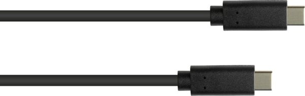 Alcasa GC-M0115 Καλώδιο USB-C σε USB-A 3.2 Gen 1, 2m, Μαύρο