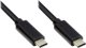 Alcasa GC-M0115 Καλώδιο USB-C σε USB-A 3.2 Gen 1, 2m, Μαύρο