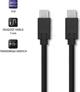 Kabel USB Qoltec USB-C - USB-C 2.5 m Czarny (52352)