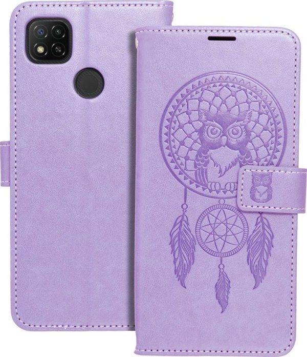 Θήκη βιβλίου Forcell MEZZO για XIAOMI Redmi 9C / 9C NFC ονειροπαγίδα μοβ