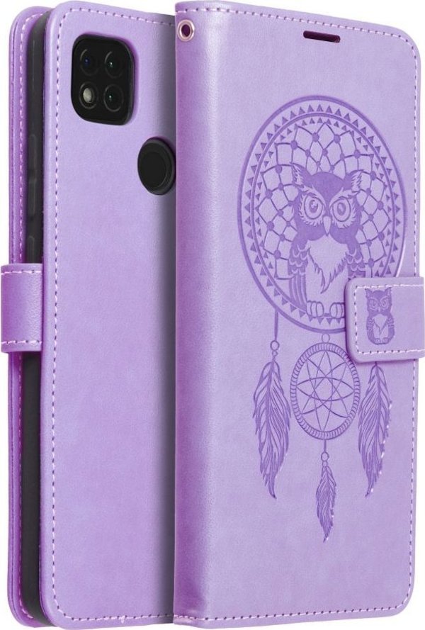 Θήκη βιβλίου Forcell MEZZO για XIAOMI Redmi 9C / 9C NFC ονειροπαγίδα μοβ