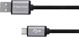 Καλώδιο USB Kruger&Matz KM1239 USB-A σε USB-C, 1m, Μαύρο