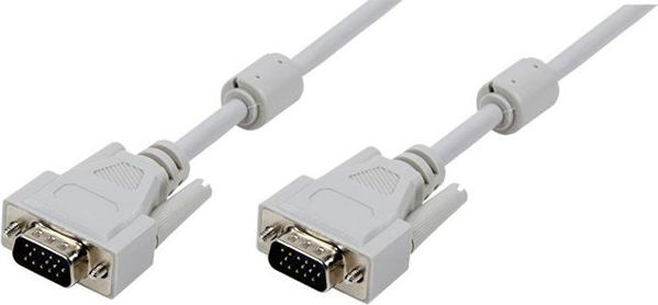 Kabel LogiLink D-Sub (VGA) - D-Sub (VGA) 3m szary (CV0026)