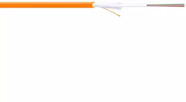 DIGITUS Οπτική ίνα καλώδιο 12 πυρήνων OM2 50/125, Dca, LSOH, 1500N, πορτοκαλί, A/I-DQ(ZN)BH
