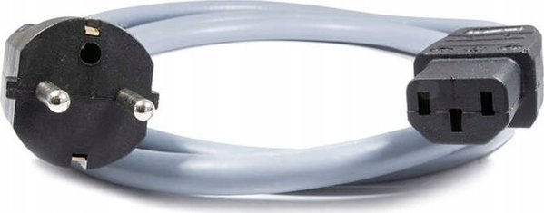 Καλώδιο Τροφοδοσίας Melodika MDP30G, Schuko-IEC C13, 3x2,5mm2, Gunmetal, 3m