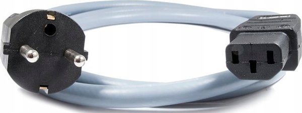 Καλώδιο Τροφοδοσίας Melodika MDP30G, Schuko-IEC C13, 3x2,5mm2, Gunmetal, 3m