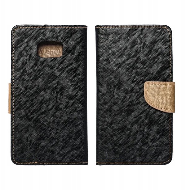 Θήκη FANCY Book για SAMSUNG A56 Μαύρο-Χρυσό