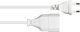 Alcasa P0300-W010 Καλώδιο Τροφοδοσίας, Type C, 1m, Λευκό