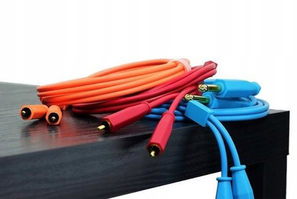 Kabel DJ TECHTOOLS DJ TECHTOOLS- Chroma Cabels Audio RCA -JACK (6,3mm) 1,5 m- czerwony