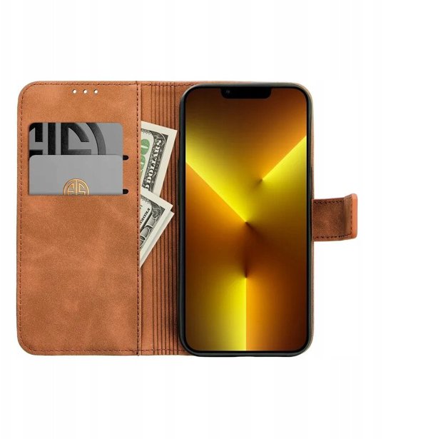 Θήκη TENDER Book για IPHONE 17 Pro Max καφέ
