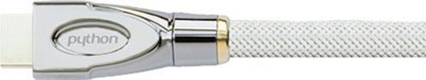 Kabel PYTHON Python HDMI« 2.0 Kabel 4K2K Nylongeflecht weiß 1m