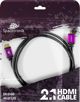 Spacetronik HDMI 2.1 Καλώδιο SH-SPR015 8K, 48Gbps, 1.5m - Μαύρο