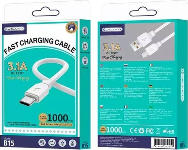 Kabel USB nemo USB-A - Lightning 1 m Bialy